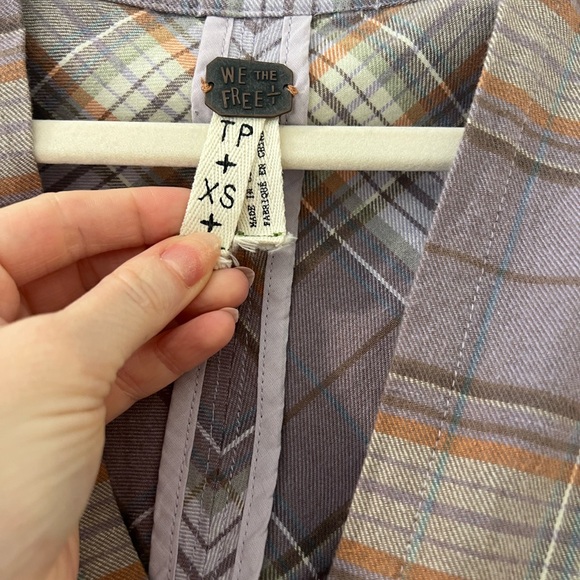 Free people plaid tunic - Picture 4 of 7